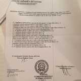 La lista con gli oggetti da vicolare inviata alla famiglia Buompastore da parte della Soprintendenza